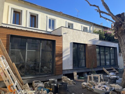 Extension ossature bois de 50m² dans l’Hérault