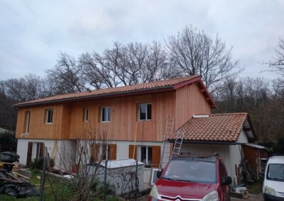 Surélévation ossature bois de 95 m² en Gironde