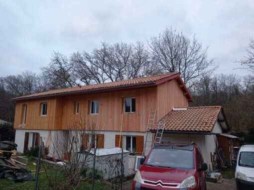 Surélévation ossature bois de 95 m² en Gironde