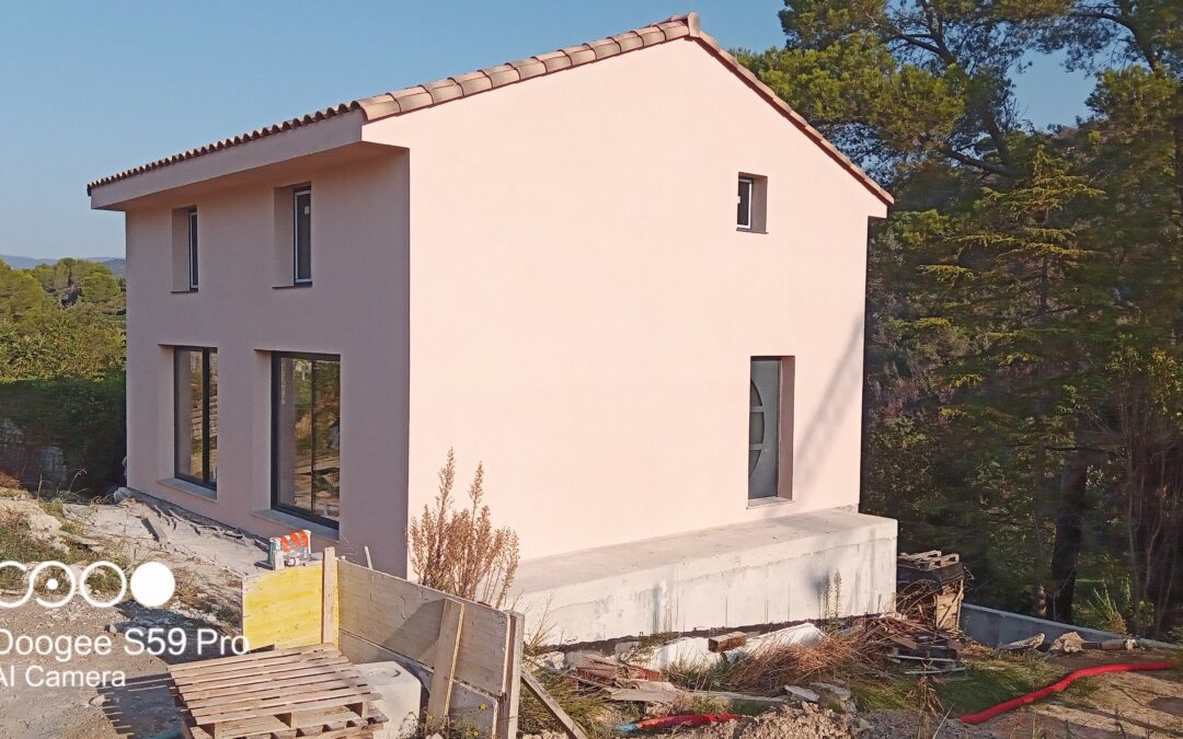 Maison ossature bois de 120m² dans les Alpes-Maritimes